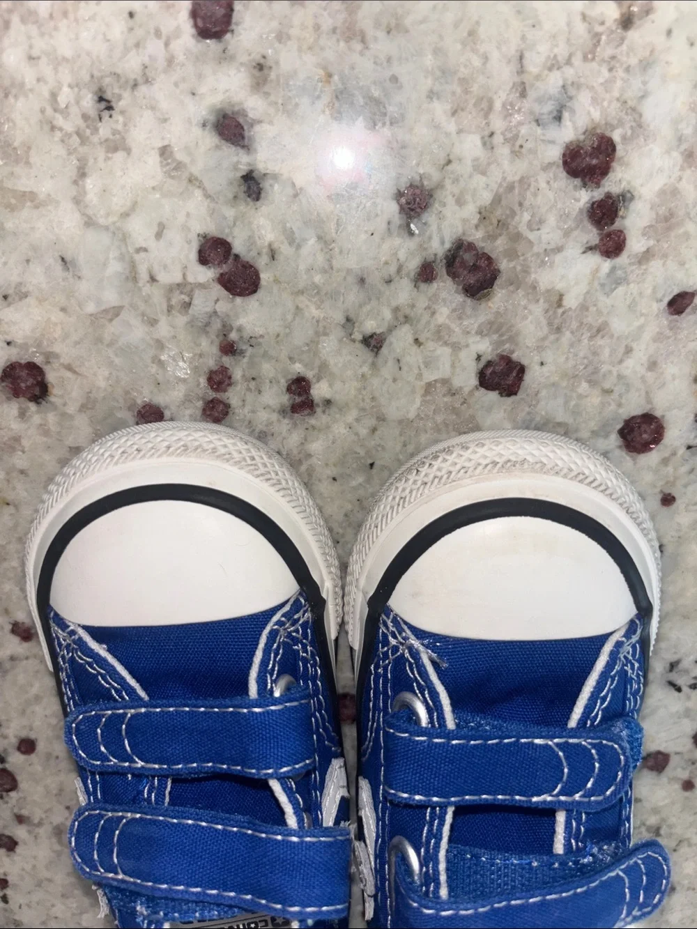 Converse Royal Blue Low-Top Velcro Sneakers